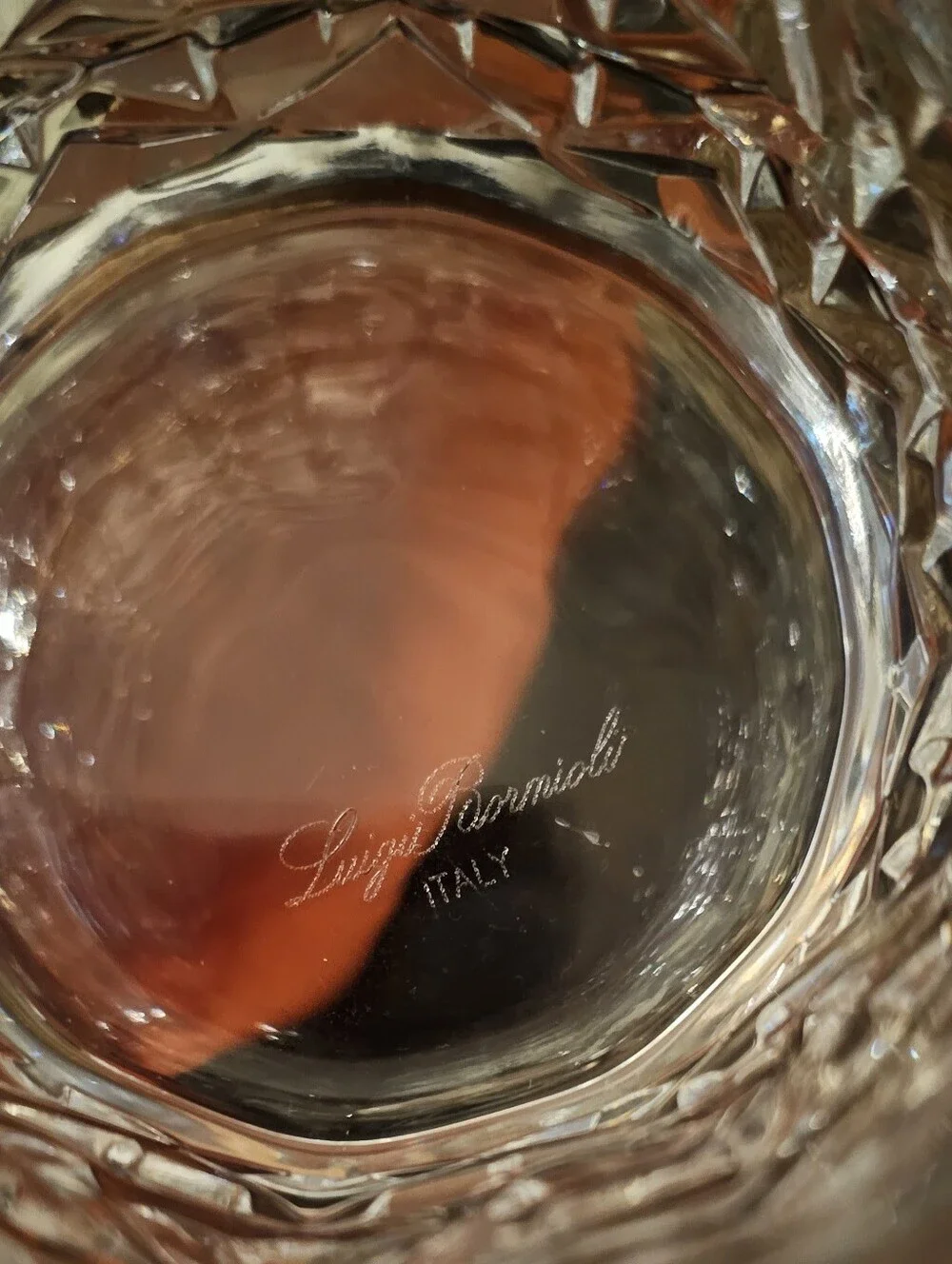 Luigi Bormioli Crystal Textured Clear Glasses - Set of 4